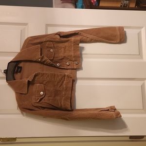 Brown half jacket